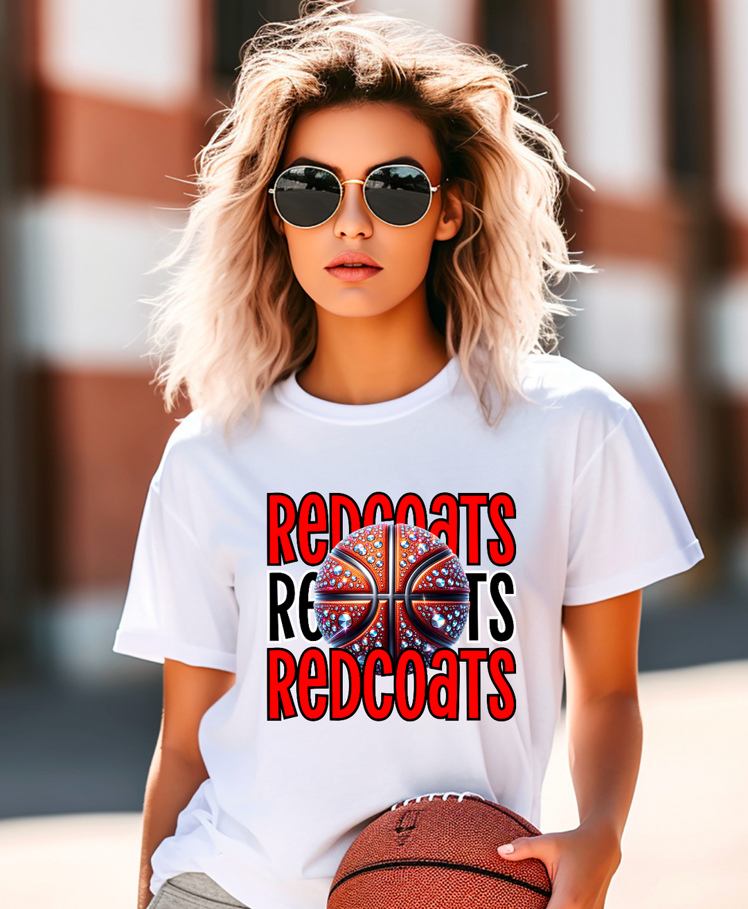 Redcoats Basketball DTF Print