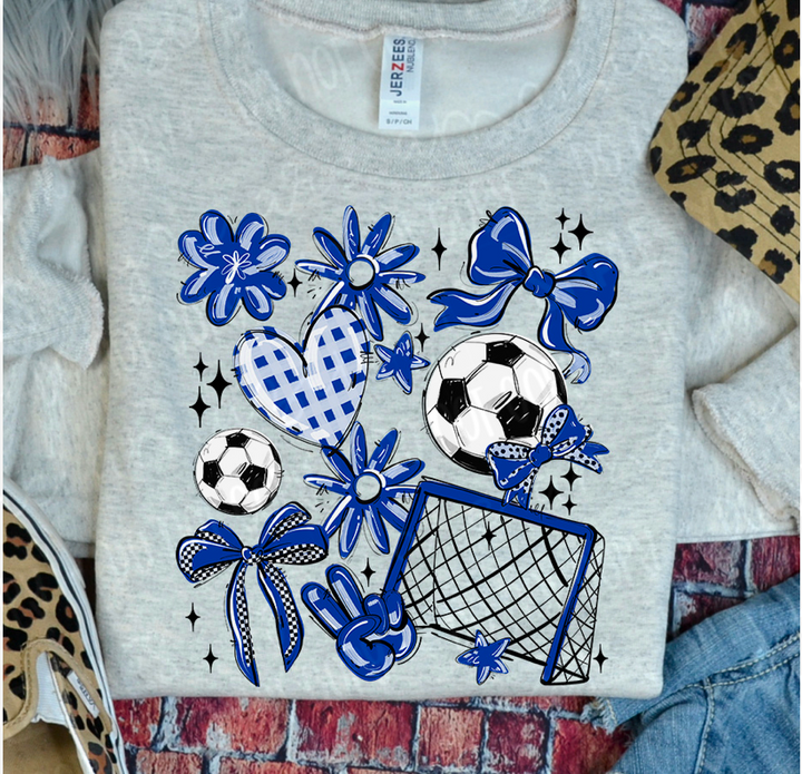 Play Ball Collage Soccer DTF Print