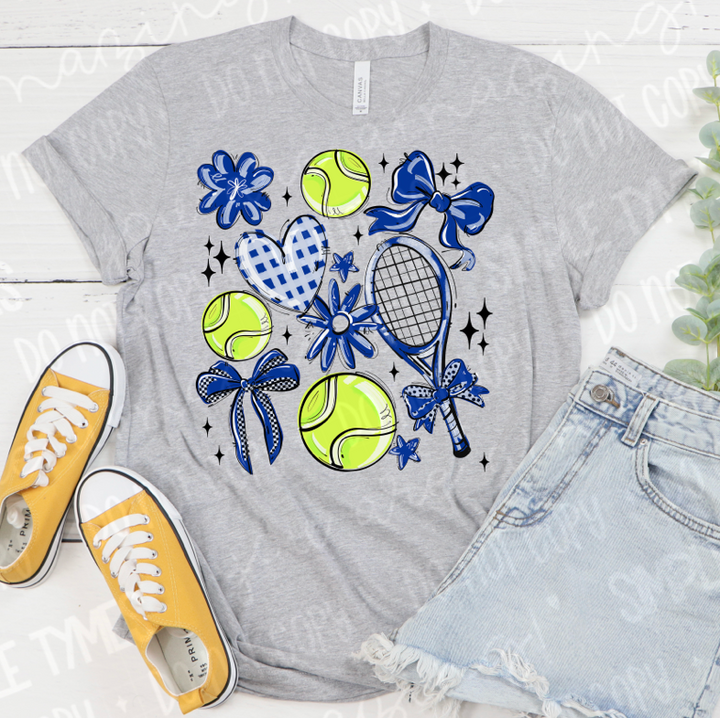 Play Ball Tennis Collage DTF Print