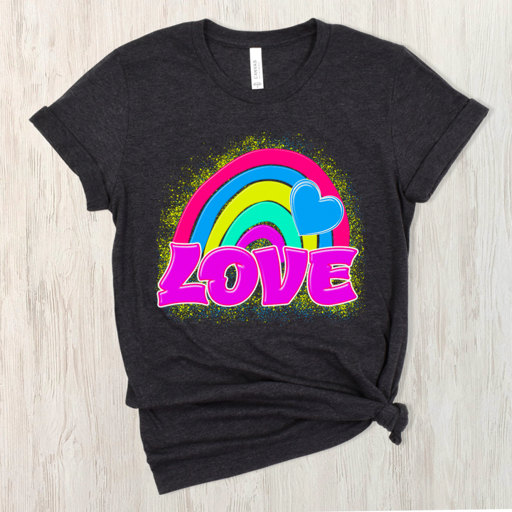 Faith 80s Rainbow DTF Print