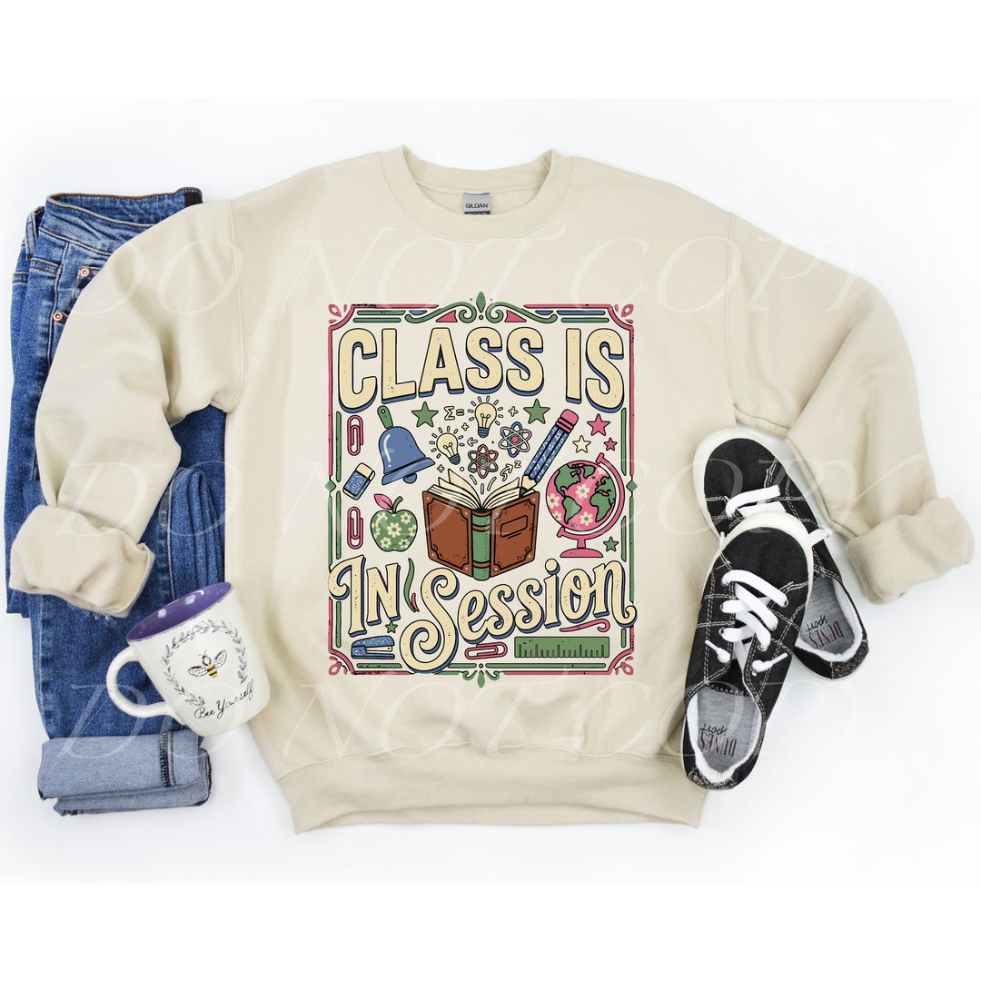 Class Is In Session DTF Print