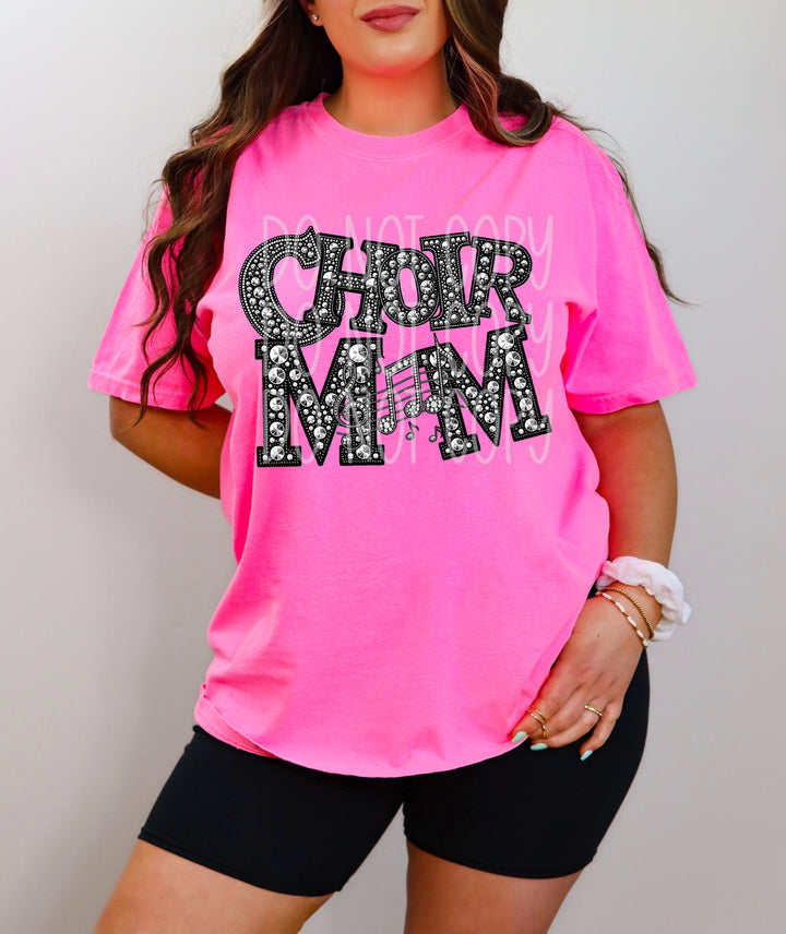 Rhinestone Moms DTF Print