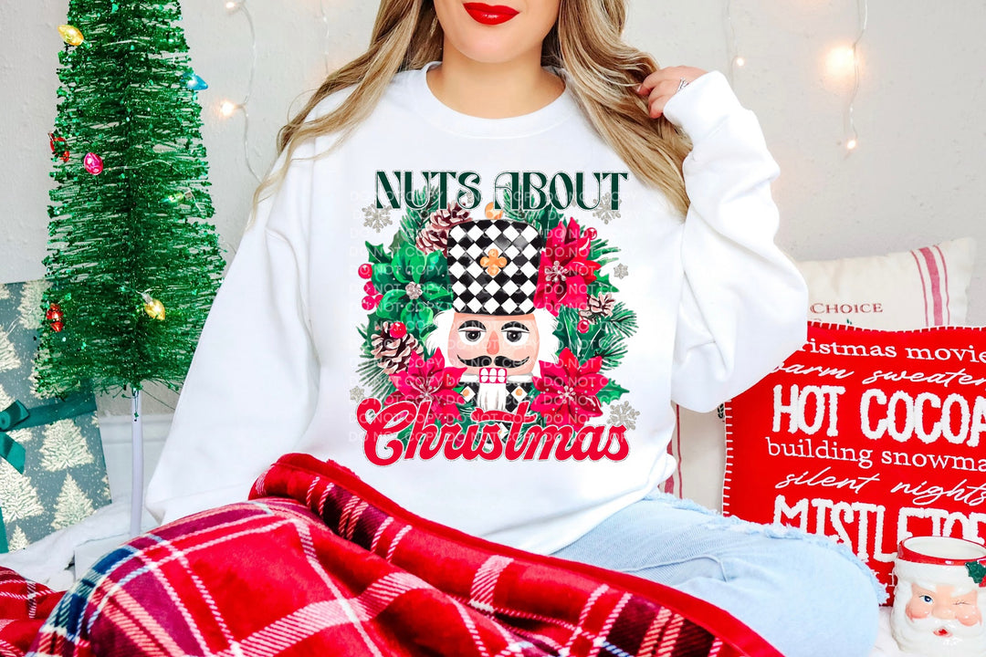 Nuts About Christmas DTF Print