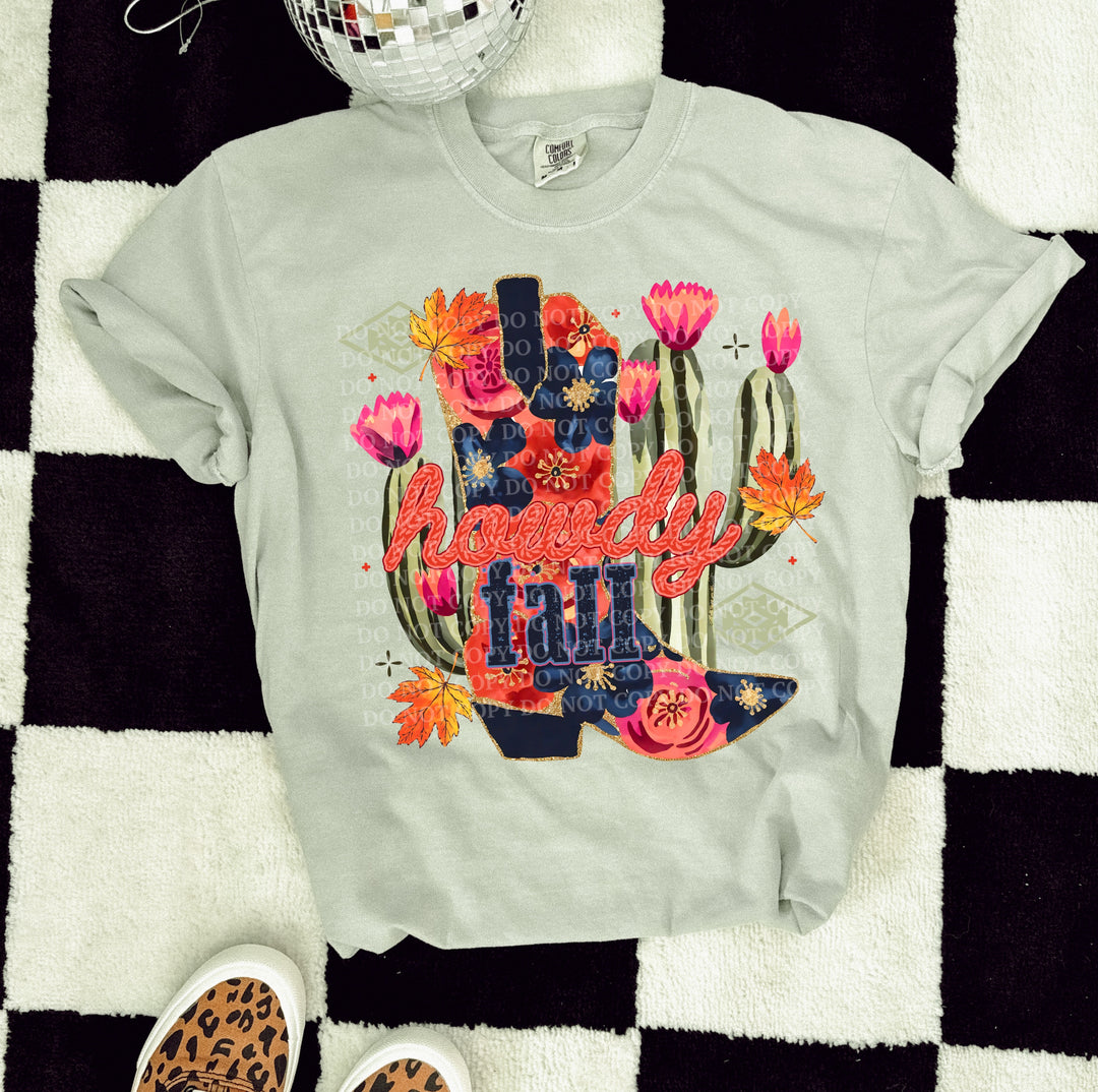 Howdy Fall DTF Print