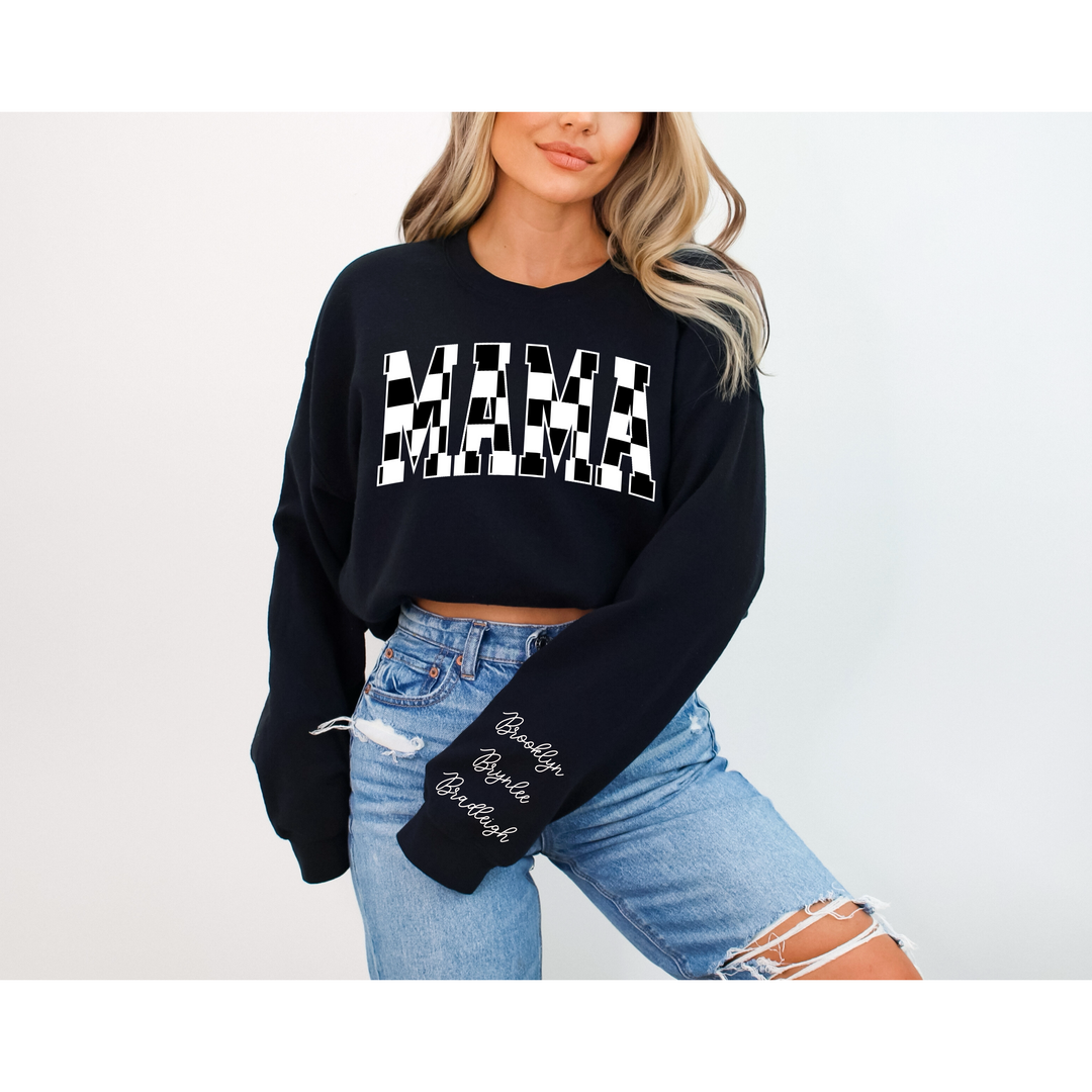 Checkered Mama Custom DTF Print