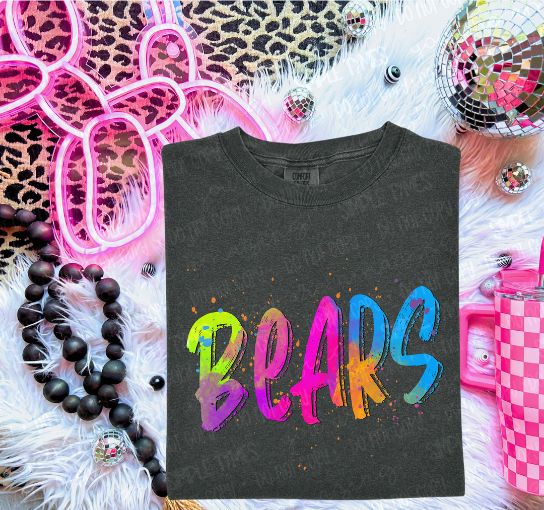 Neon Mascots DTF Print