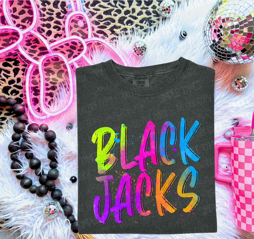 Neon Mascots DTF Print