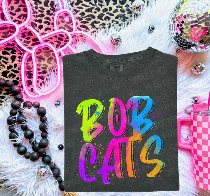 Neon Mascots DTF Print