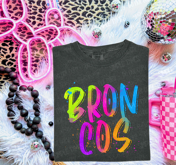 Neon Mascots DTF Print