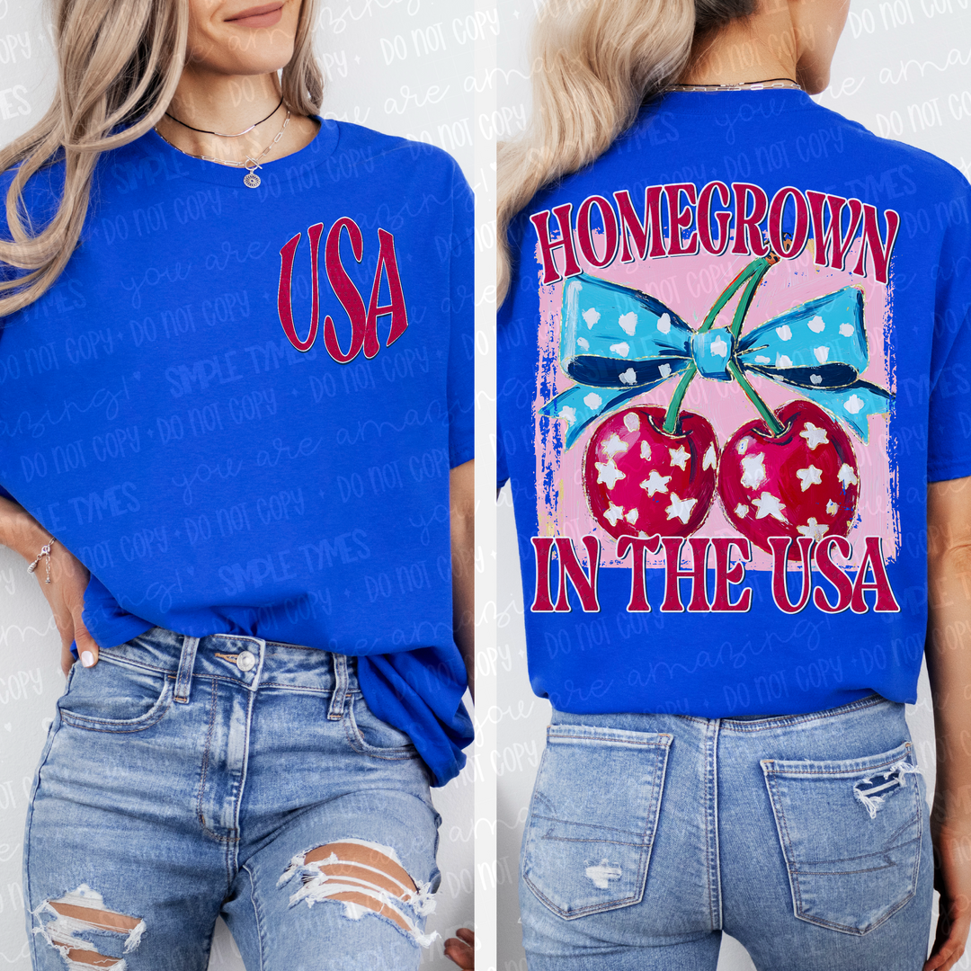 Homegrown In the USA DTF Print