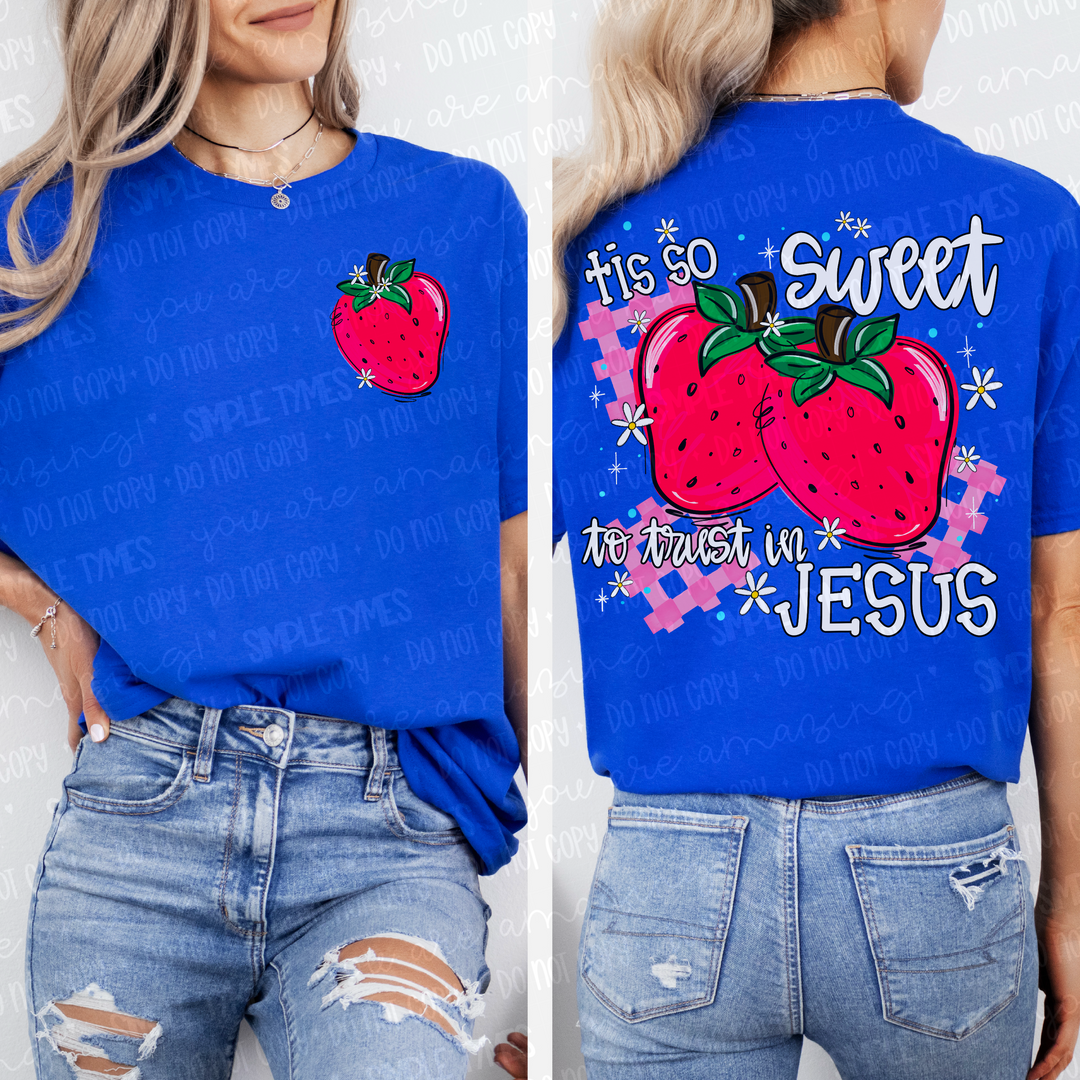 Tis So Sweet White DTF Print