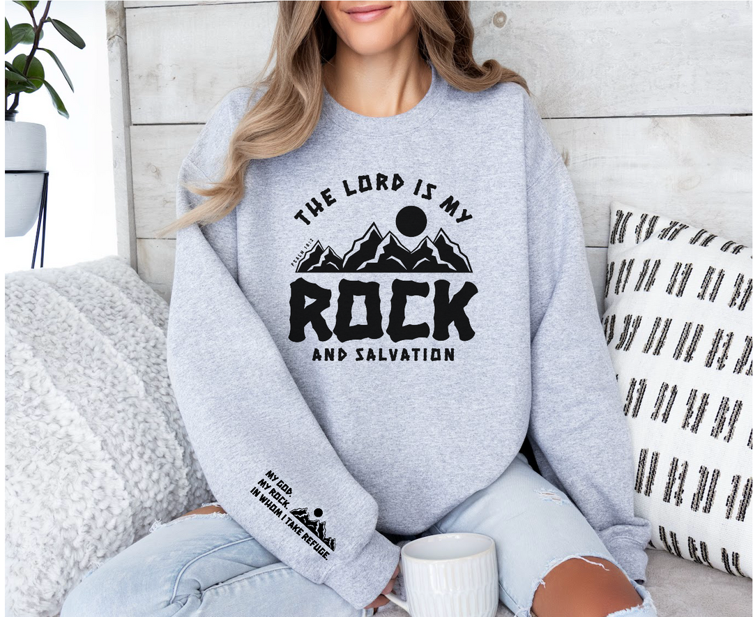 The Lord Is My Rock SLEEVE DTF Print