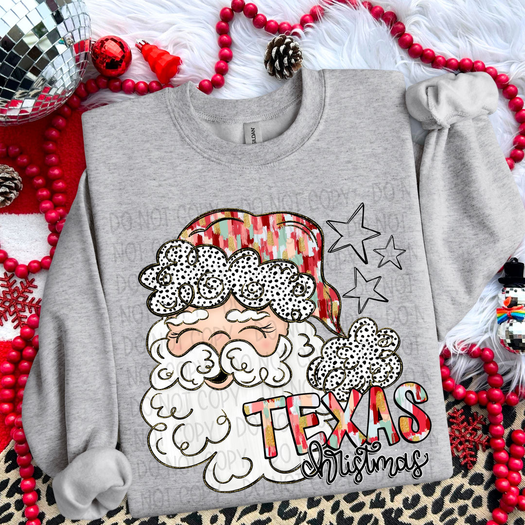 Christmas States DTF Print