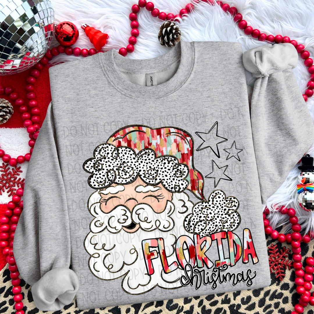 Christmas States DTF Print