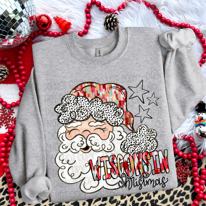 Christmas States DTF Print
