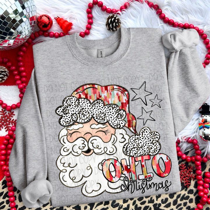 Christmas States DTF Print