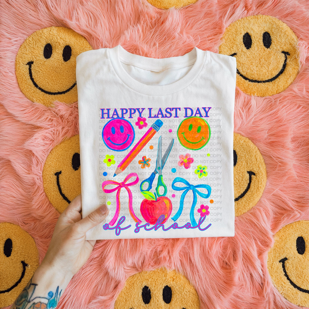 Happy Last Day Of School DTF Print
