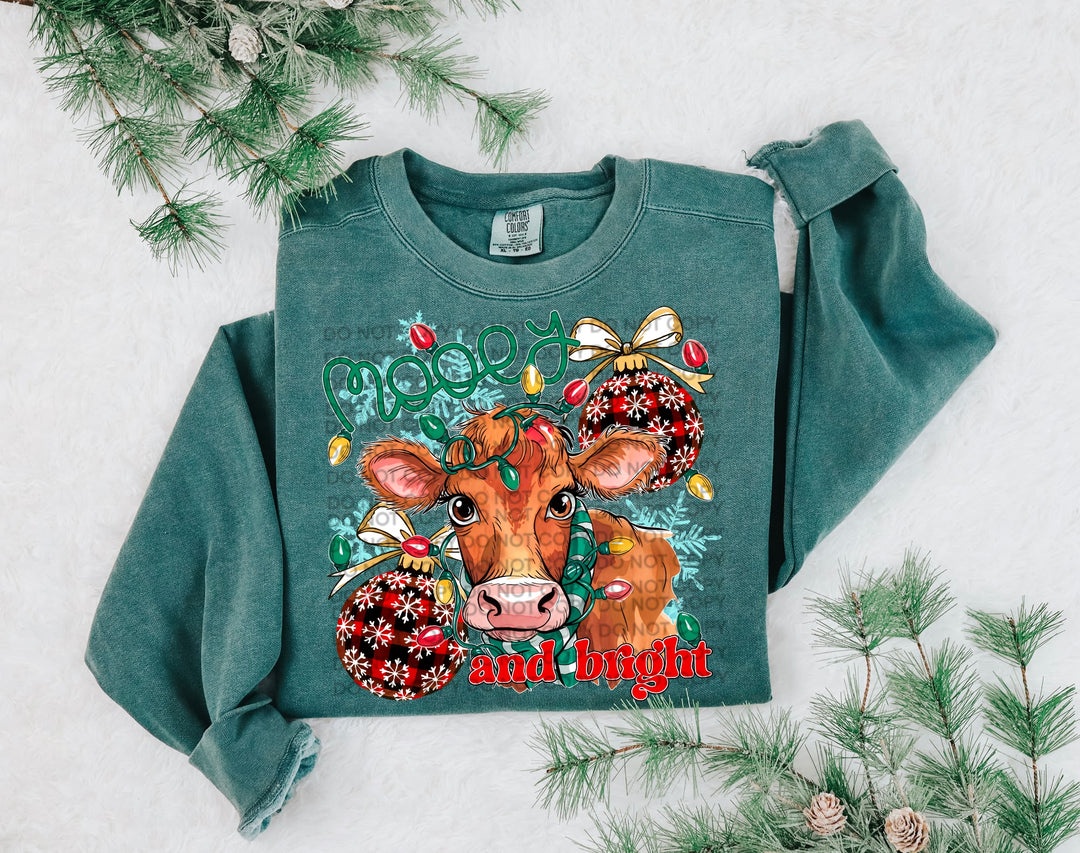 Mooey And Bright DTF Print