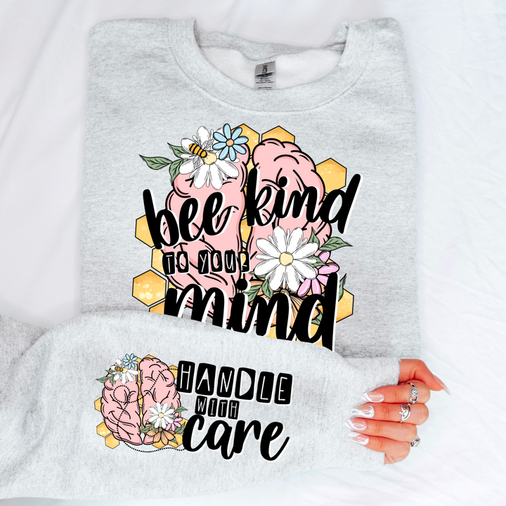 Bee Kind To Your Mind FRONT DTF Print