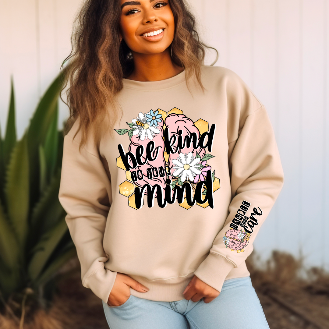 Bee Kind To Your Mind FRONT DTF Print