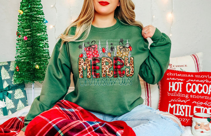 Merry Christmas DTF Print