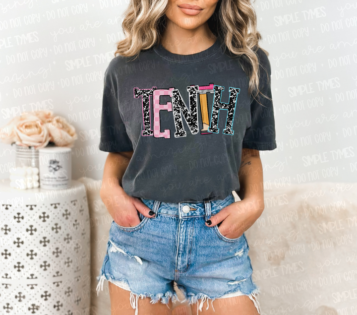 Back to School Titles / Grades DTF Print