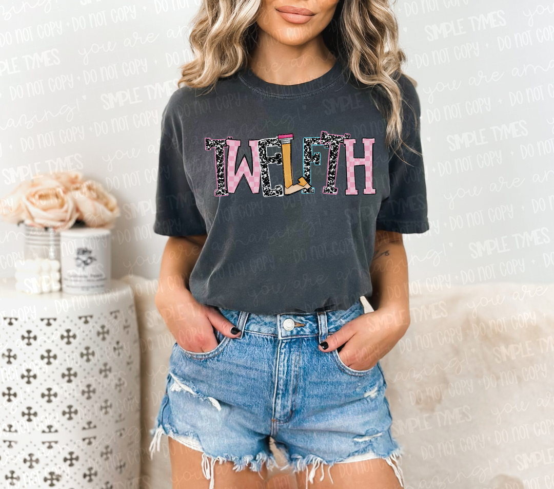 Back to School Titles / Grades DTF Print