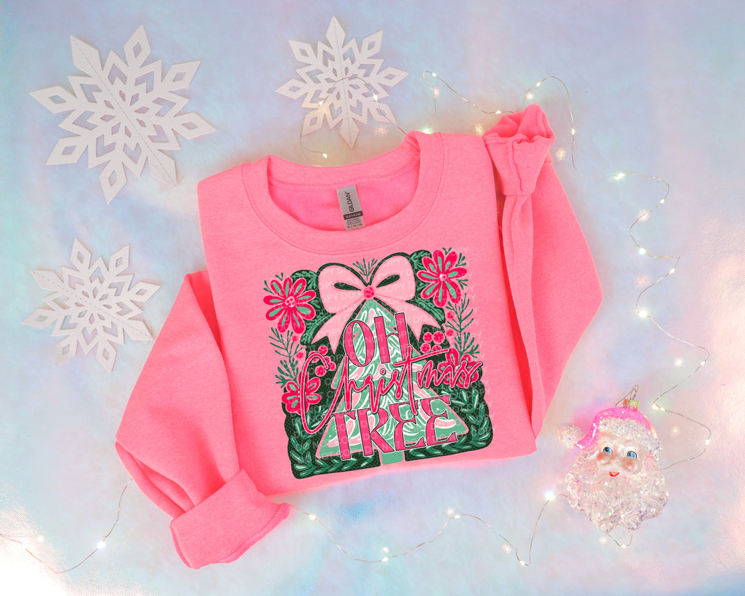 Oh Christmas Tree Bow DTF Print