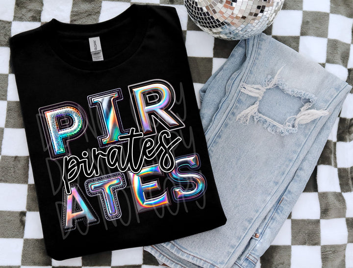 Holographic Mascots (A-S) DTF Print