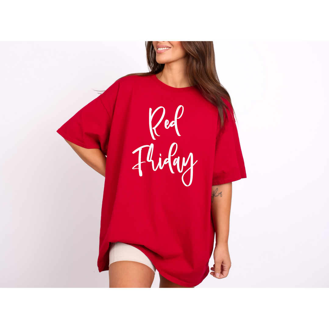 Red Friday DTF Print