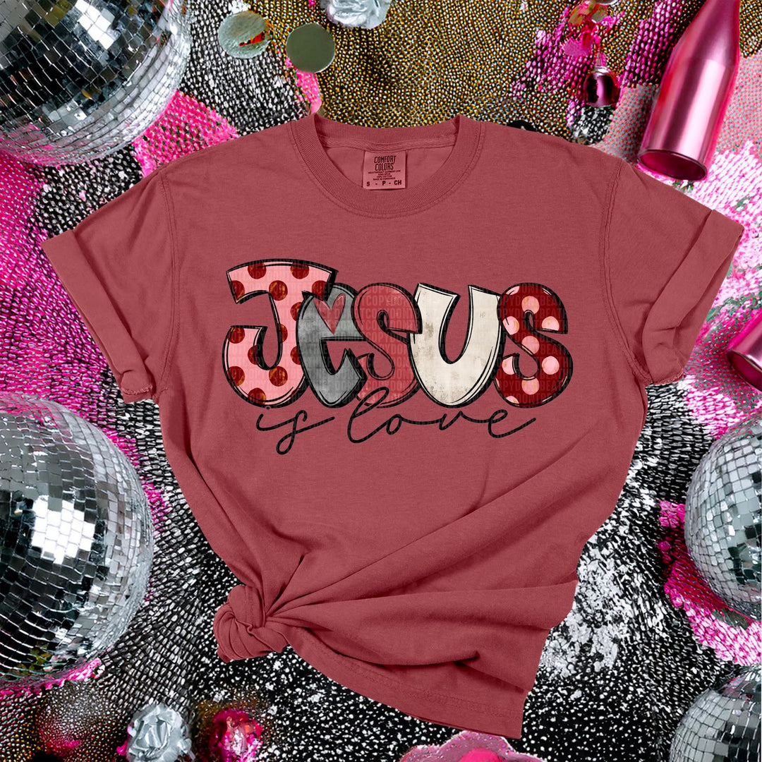 Jesus Is Love DTF Print