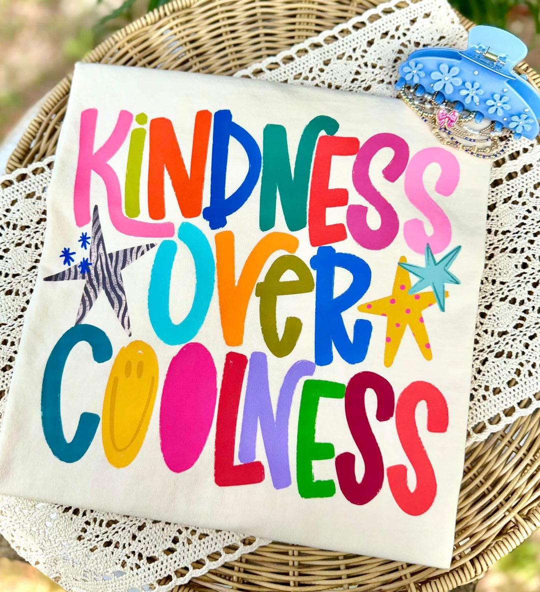 Kindness Over Coolness Printed Tee