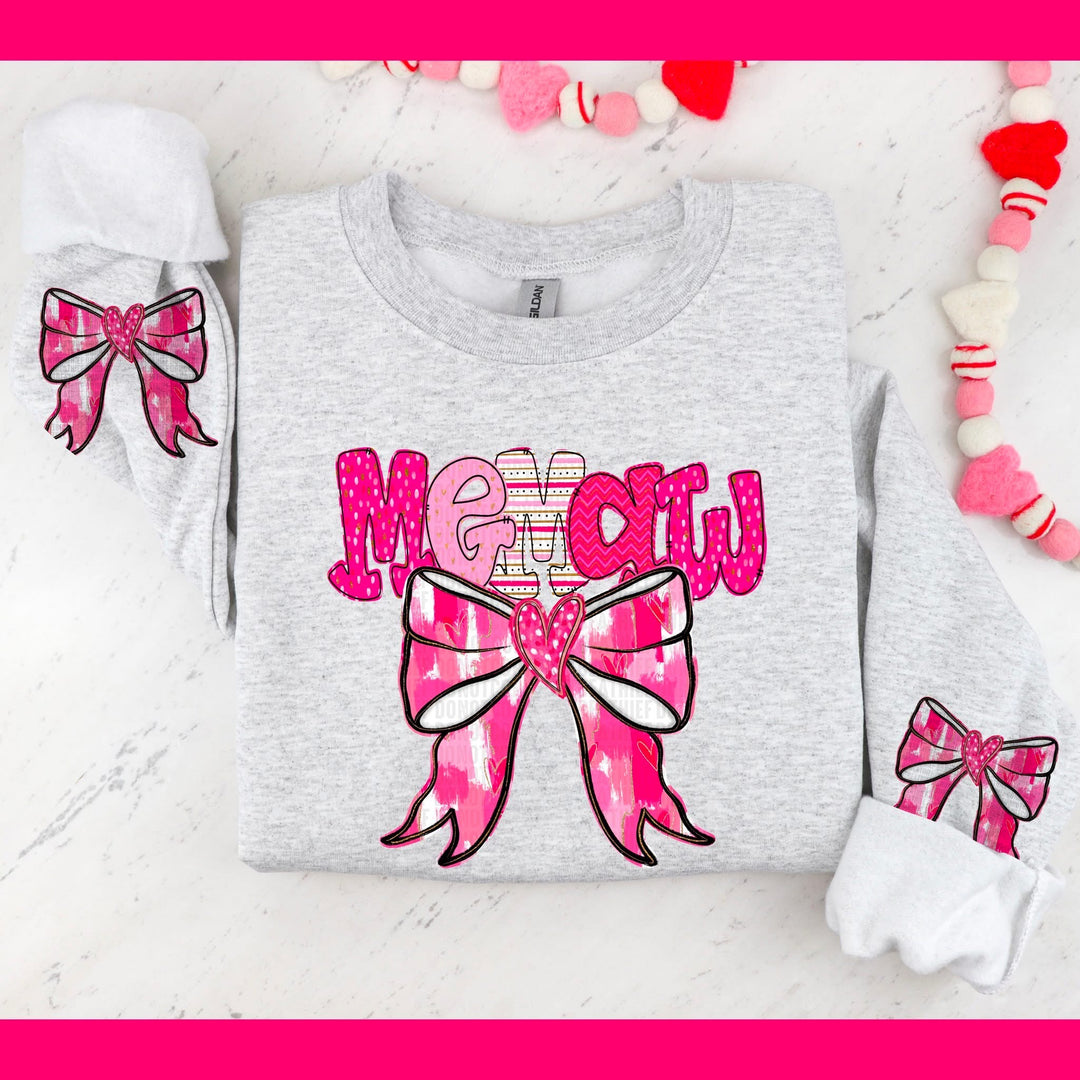 Coquette Bow FRONT DTF Print