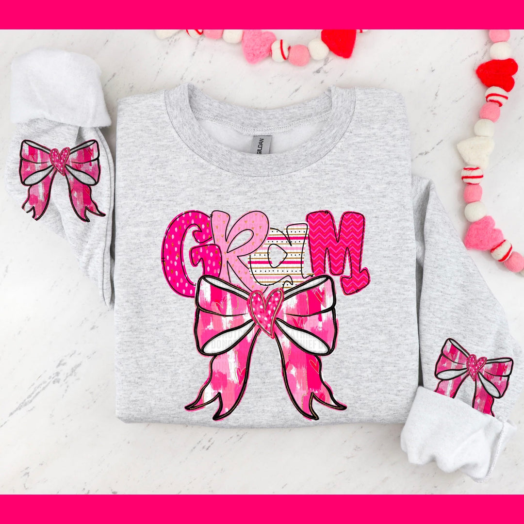 Coquette Bow FRONT DTF Print