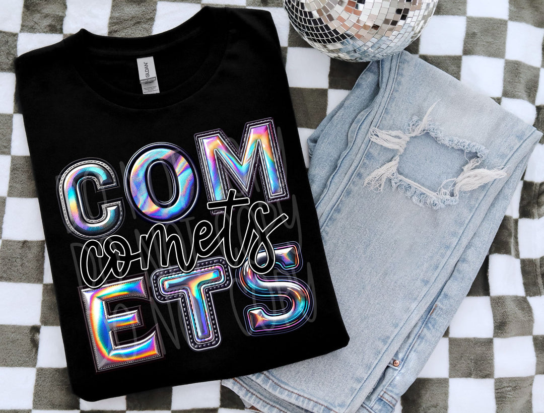 Holographic Mascots (A-S) DTF Print