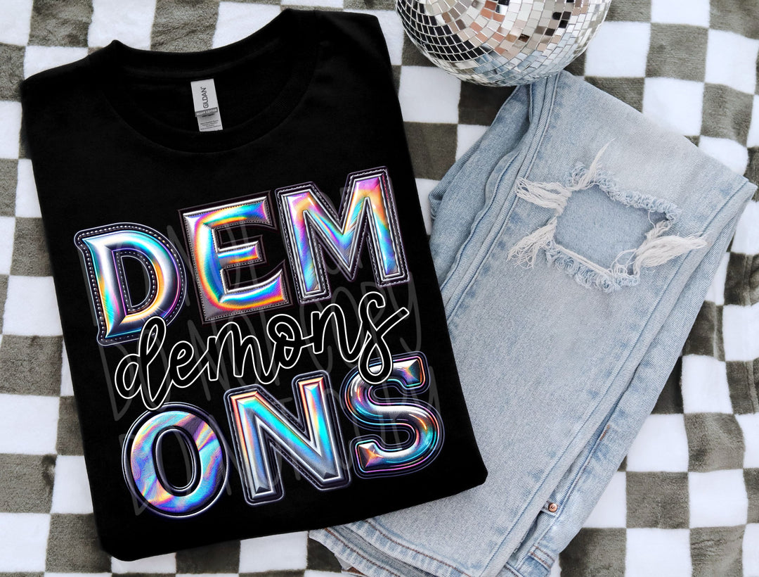 Holographic Mascots (A-S) DTF Print