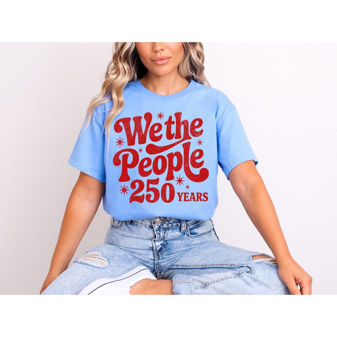 We The People DTF Grunge Print