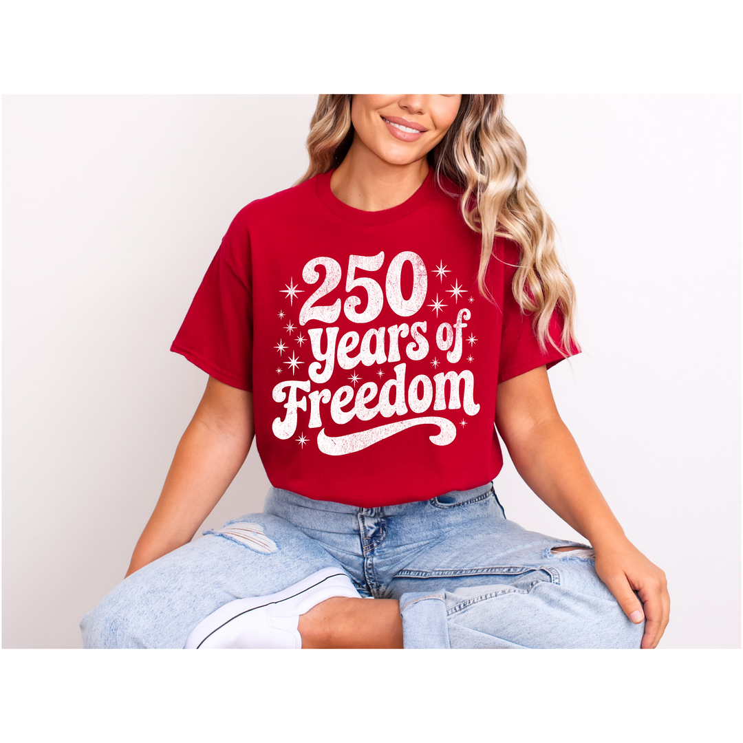 250 Years Of Freedom Grunge DTF Print