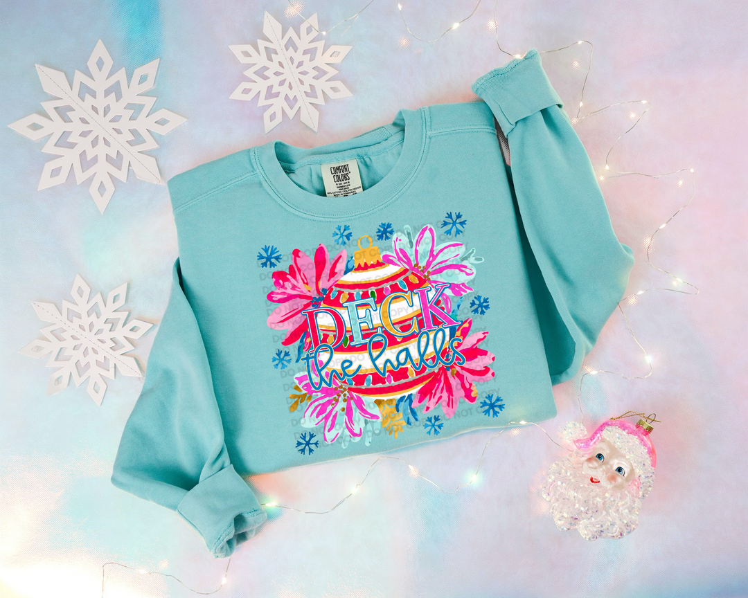 Deck The Halls DTF Print