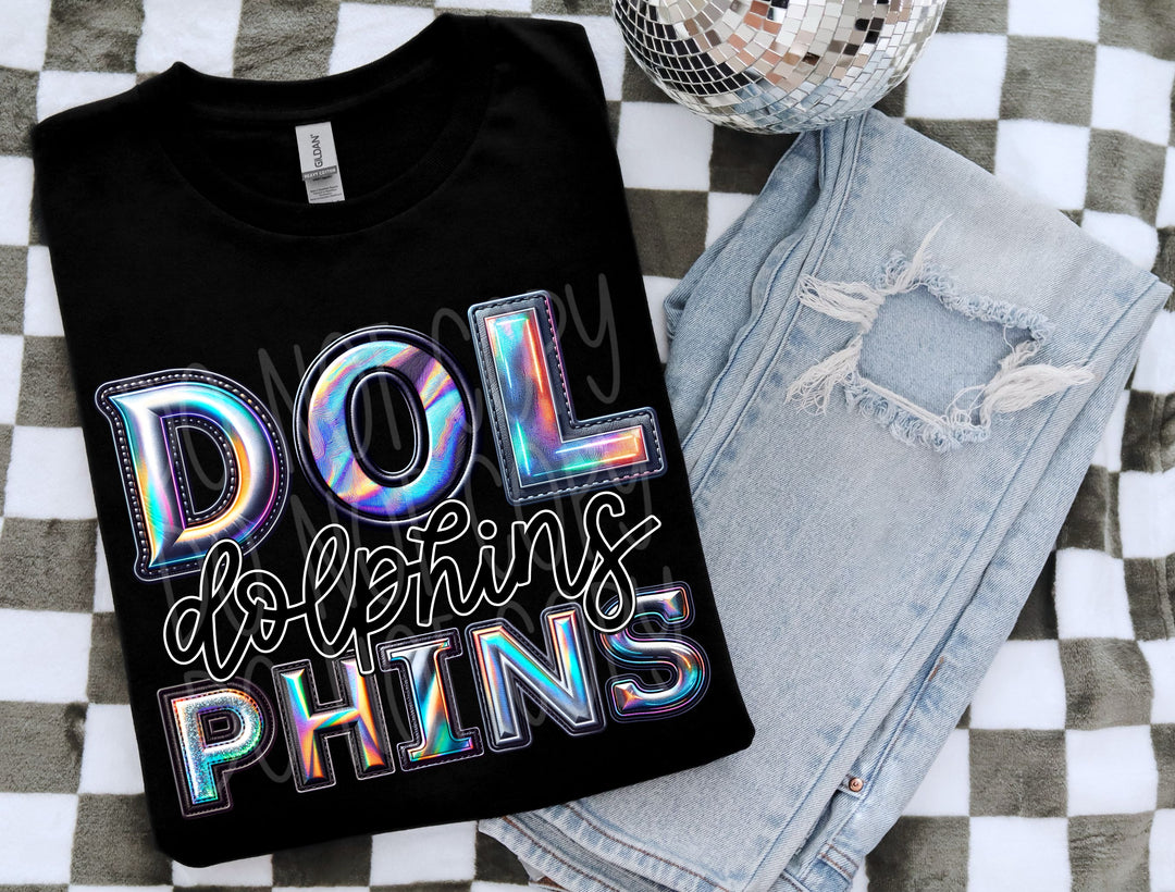 Holographic Mascots (A-S) DTF Print