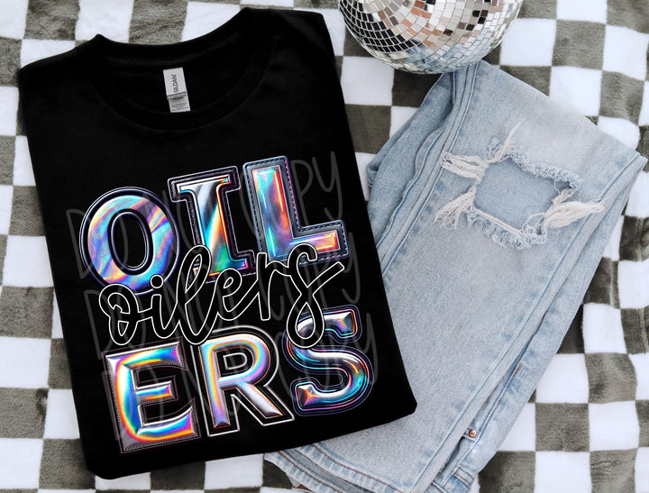 Holographic Mascots (A-S) DTF Print
