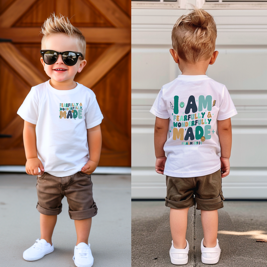 I Am Fearfully and Wonderfully Made Boy DTF Print