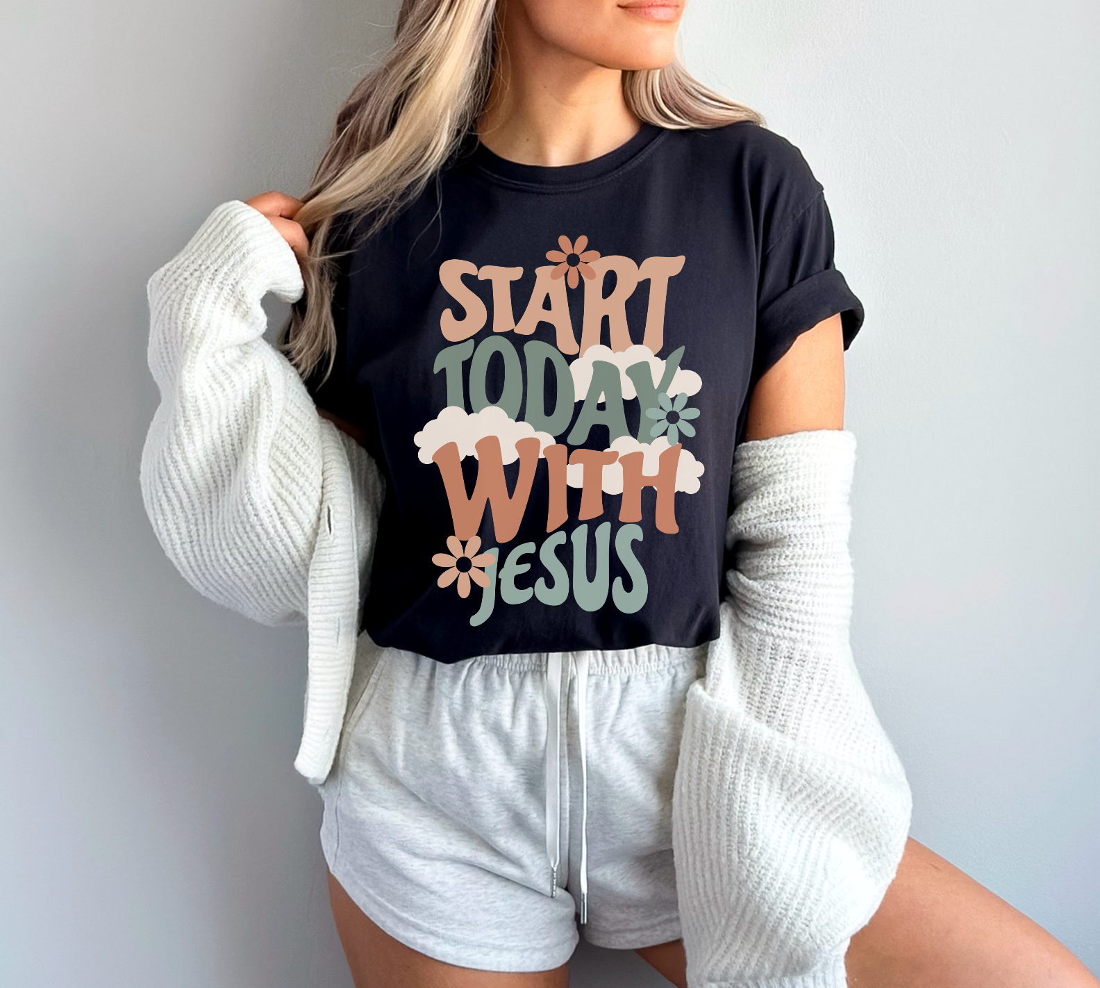 Start Today With Jesus DTF Print