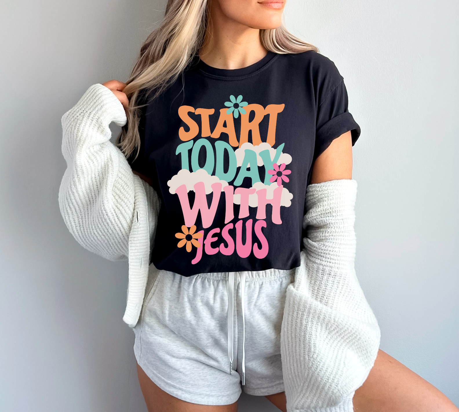 Start Today With Jesus DTF Print