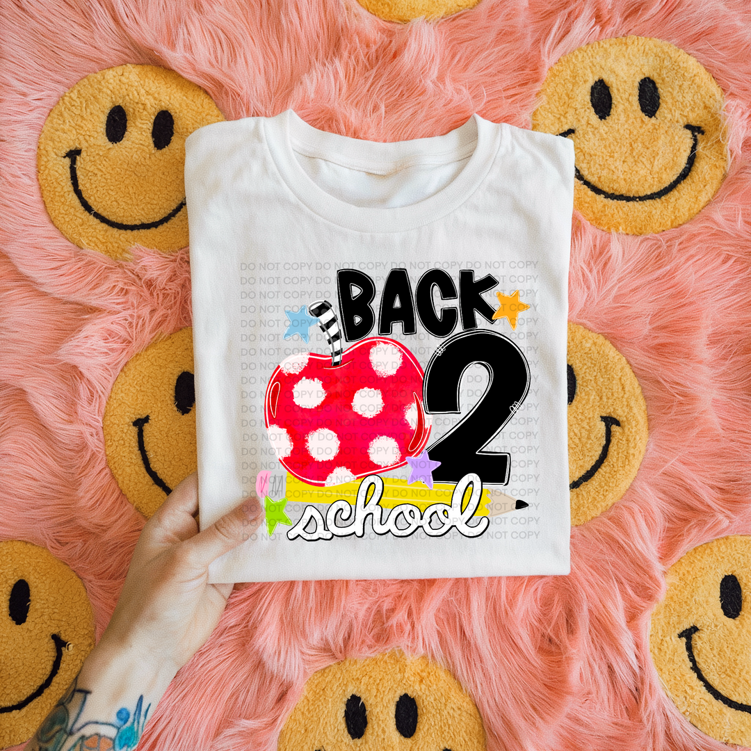 Back To School DTF Print
