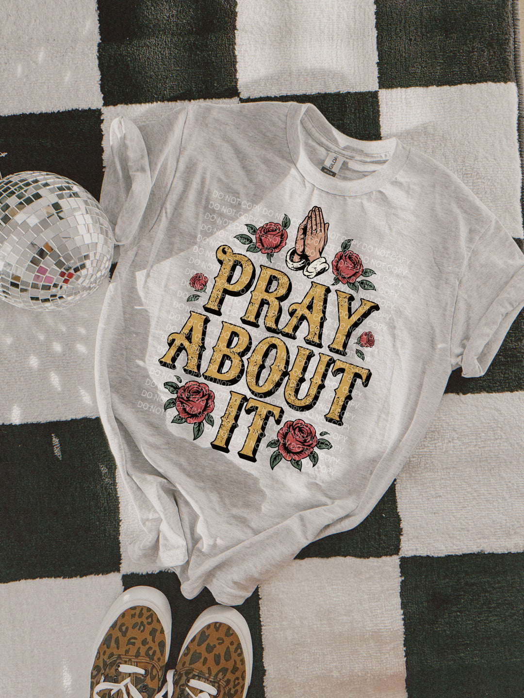 Pray About It DTF Print