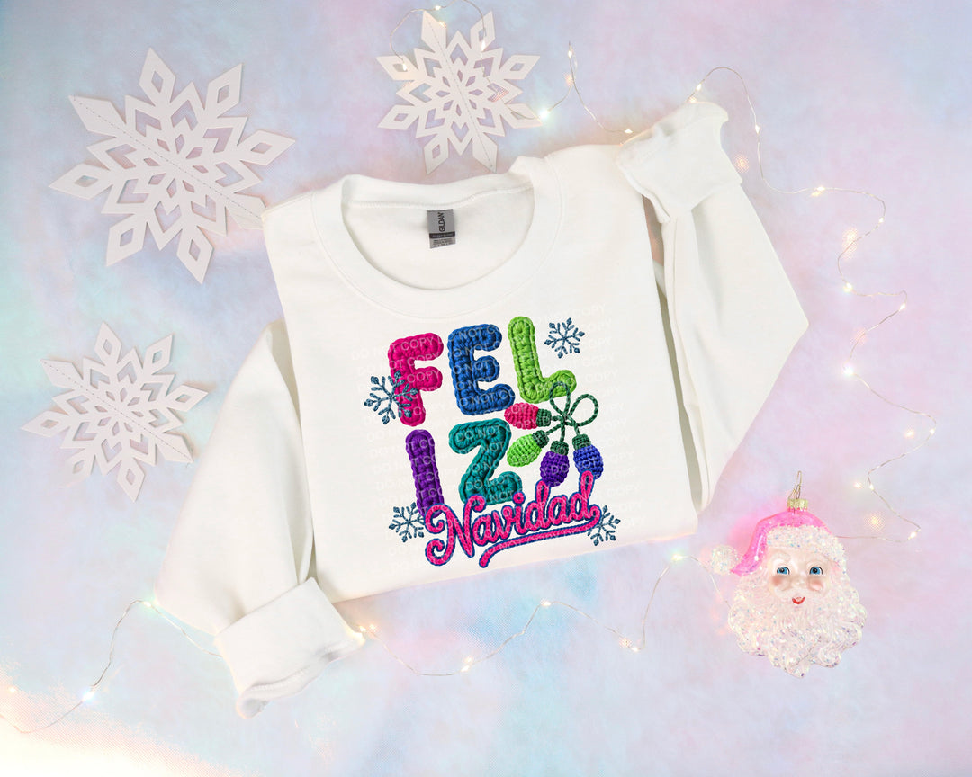 Feliz Navidad DTF Print