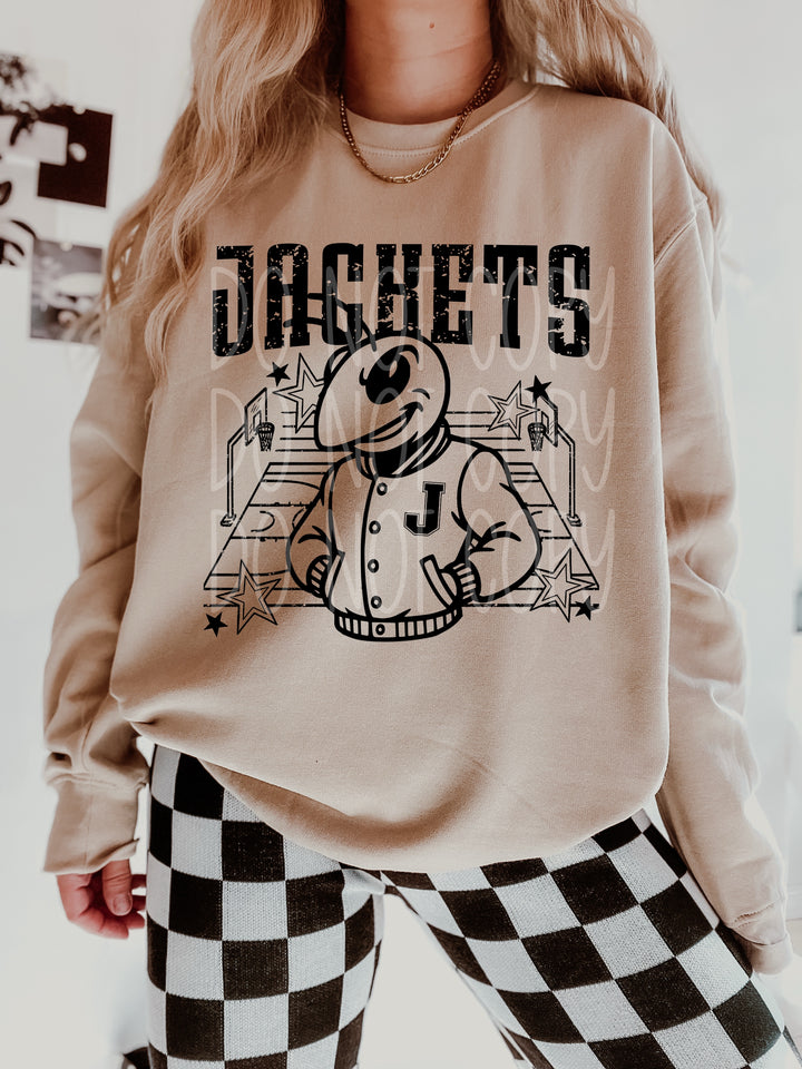 Basketball Letterman Mascots DTF Print