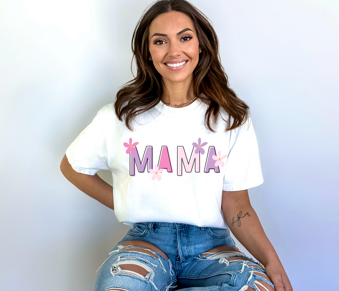 Mama Flowers DTF Print