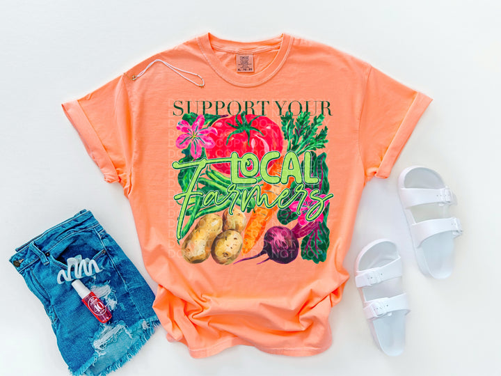 Support Your Local Farmers DTF Print